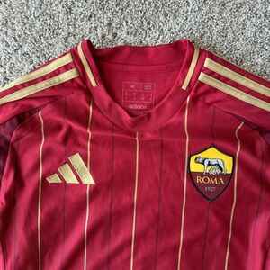Adidas Roma Red Soccer Jersey